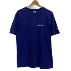 【中古】　Champion　Tシャツ　90s vintage　90年代　青タグ　半袖　カットソー　トップス　クルーネック　ワンポイント　ブランドロゴ　プリント　USA製　アメカジ　古着　/1953