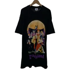【中古】　Disneyland　Tシャツ　半袖　トップス　クルーネック　キャラT　キャラクター　BAD GIRL　プリンセス　プリント　オーバーサイズ　USA製　古着　/7042のサムネイル