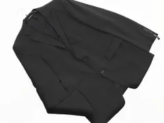 COMME CA MEN コムサメン ストライプ テーラード ジャケット size48/黒 ■◇ メンズ