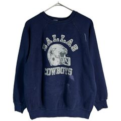 80年代 USA製 Champion チャンピオン NFL ダラス・カウボーイズ スウェット プロチーム アメフト ネイビー(メンズ XL)中古 古着 X6976 80年代 USA製 Champion チャンピオン NFL ダラス・カウボーイズ