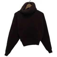 【中古】　MURUA　セーター　長袖　ニット　トップス　タートルネック　無地　リブニット　古着　/2403