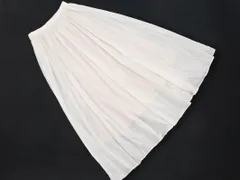 CLASSICAL ELF クラシカルエルフ ギャザー ロング スカート sizeM/白 ■◇ レディース