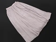 earth music&ecology アースミュージック＆エコロジー ロング プリーツ スカート sizeF/ラベンダー ■◇ レディース