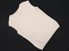 EPOCA エポカ 刺繍 ニット ベスト size40/ライトベージュ ■◇ レディース