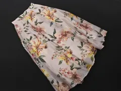 Noela ノエラ 花柄 フレア スカート sizeM/ライトピンク ■◇ レディース