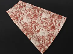 Mila Owen ミラオーウェン 町並み柄 ロング スカート size0/白ｘ茶 ■◇ レディース