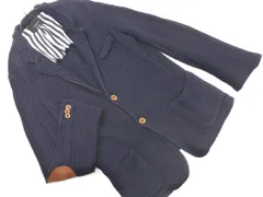 ZARA MAN ザラ マン ニット エルボーパッチ テーラード ジャケット sizeXL/紺 ■◇ メンズ