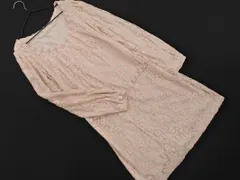 新品 L'EST ROSE レストローズ 総レース ワンピース size2/ライトピンク ■◇ レディース