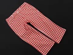 adidas アディダス ゴルフウェア ギンガムチェック クロップド パンツ sizeM/白ｘ赤 ■◇ メンズ