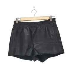 ユーズドフルギ USED古着 レザーショートパンツ レディース 表記無 