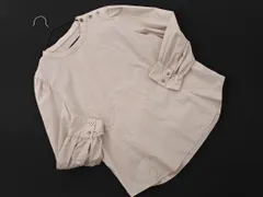 nano universe ナノユニバース 長袖 プルオーバー シャツ size38/ライトベージュ ■◇ レディース