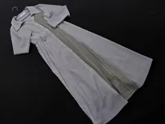 REDYAZEL レディアゼル プリーツ グレンチェック 切替 シャツ ワンピース sizeS/グレー ■◇ レディース