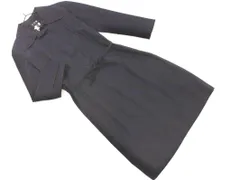 iCB アイシービー ウエストリボン 花柄 シャツ ワンピース size9/濃紺 ■◇ レディースのサムネイル