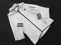 adidas アディダス ジップアップ パーカー sizeS/白 ■◇ レディース