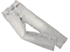 ZARA ザラ USED加工 ハイウエスト デニムパンツ size34/グレー ■■ レディース