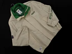 VISION STREET WEAR ヴィジョンストリートウェア ジップアップ 刺繍 ナイロン ジャケット sizeLL/ライトベージュ ◇■ メンズ