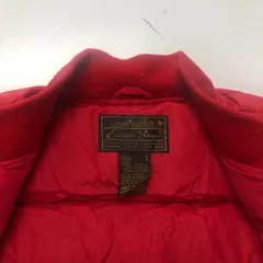 Eddie Bauer エディバウアー ダウンベスト ジャケット RED レッド グースダウン ベストジャケット USA 古着のサムネイル
