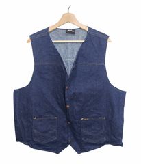Eddie Bauer デニムジップアップベスト - メルカリ