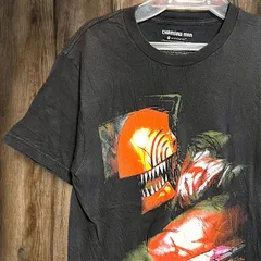 アニメ Tシャツ チェンソーマン　漫画　キャラ　デンジ 黒   S(日本サイズでM相当）サイズ  古着 ビンテージ used vintage  p10