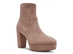 アンクライン レディース シューズ ブーツ・レインブーツ プラットフォーム Anne Klein Volt Platform Bootie Tan Faux Suede タンのサムネイル