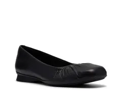 クラークス レディース シューズ パンプス Clarks Jazymnn Lo Flat Black ブラック