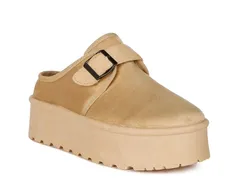 ロンドンラグ レディース シューズ サンダル プラットフォーム London Rag Ryeson Platform Slipper Womens Beige ベージュ
