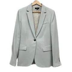 theory(セオリー) ジャケット サイズ2 S レディース美品  - ライトブルー 長袖/肩パッド/秋/冬