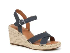 ラッキーブランド レディース シューズ サンダル Lucky Brand Casstin Wedge Sandal Navy ネイビーのサムネイル