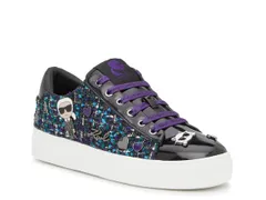 カール ラガーフェルド レディース シューズ スニーカー Karl Lagerfeld Paris Cate Sneaker Womens BlackPurpleTeal ブラックのサムネイル