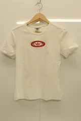 【中古】 adidas レディースTシャツ -- Tシャツ adidas -- 白 ホワイト ロゴ