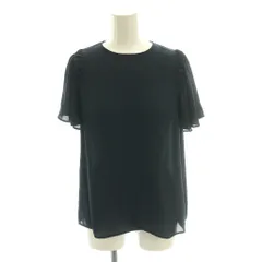 ピーエスポールスミス PS Paul Smith 袖フリル ブラウス シャツ 40 紺 ネイビー /SS ■OS