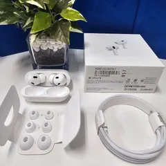 E2094 【清掃済み】AirPods Pro 第2世代 USB-C 純正 箱付 付属品完備 動作OK