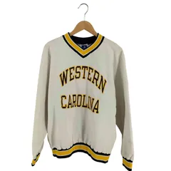 チャンピオン Champion 90S USA製 カレッジプリント Vネックスウェット メンズ import：XL 