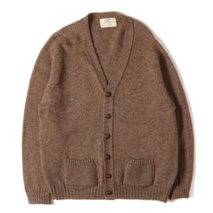 BONCOURA Alpaca Mohair Cardigan brown40 - メルカリ