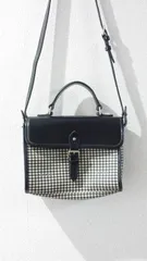 90-00’s Ralph Lauren Houndstooth 2-way shoulder bag
