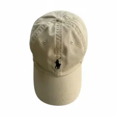 ポロ ラルフローレン ベージュ ボールキャップ