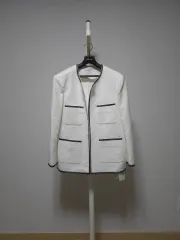 (66) ブロッサム レディース ノーボタン ツイード ジャケット (新品)