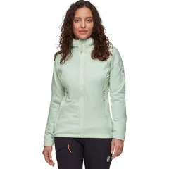 マムート レディース アウター ジャケット・ブルゾン フーデッドジャケット ジャケット Mammut Rime Air IN Hybrid Hooded Jacket Womens Silver Saのサムネイル