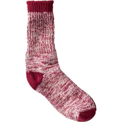 エルエルビーン メンズ アンダーウェア 靴下 コットン LLBean Cotton Ragg Sock Light MahoganyDark Salmon サーモンのサムネイル