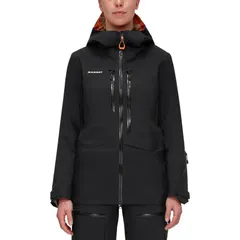 マムート レディース アウター ジャケット・ブルゾン フーデッドジャケット ジャケット Mammut Eiger Free Advanced HS Hooded Jacket Womens Blackのサムネイル