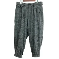 Yohji Yamamoto syte ヨウジヤマモトサイト グレンチェックタックパンツ サイズ:3 モード/裾ベルト UV-P07-108   グレー メンズ / 241019000622のサムネイル