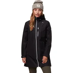 ヘリーハンセン レディース アウター ジャケット・ブルゾン ジャケット Helly Hansen Long Belfast Jacket Womens Black ブラック