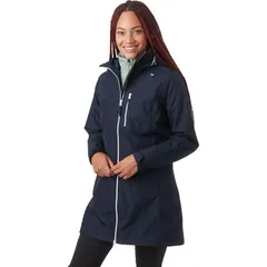 ヘリーハンセン レディース アウター ジャケット・ブルゾン ジャケット Helly Hansen Long Belfast Jacket Womens Navy ネイビー