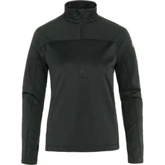 フェールラーベン レディース アウター ジャケット・ブルゾン フリース Fjallraven Abisko Lite Fleece 12Zip Womens Black ブラックのサムネイル