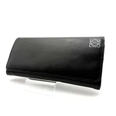 【 美品 】LOEWE ロエベ　アナグラム　長財布　レザー　ブラックのサムネイル