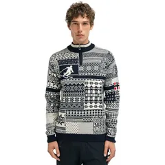 ダールオブノルウェイ メンズ アウター ニット・セーター セーター Dale of Norway OL History Sweater Mens NavyOff WhiteRaspberry オフホワのサムネイル