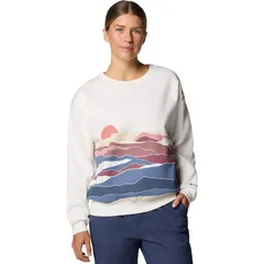 コロンビア レディース アウター パーカー・スウェット スウェット シャツ Columbia Meridian Creek Crew Sweatshirt Womens Sea SaltFoggy Hillscapeのサムネイル