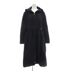 トッカ TOCCA 24SS SUAVE LONG コート 2 ロング フード ジップアップ 撥水 UVカット 紺 ダークネイビー CMTOCS0270 /AEのサムネイル