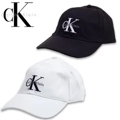 カルバンクライン Calvin Klein キャップ CKロゴ 刺繍 帽子 ベースボールキャップ メンズ レディース ユニセックス ブラック ホワイト カジュアル 4g5004g