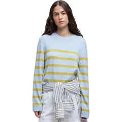 バブアー レディース アウター ニット・セーター ニット Barbour Bronya Knitted Jumper Womens Breeze Blue ブルーのサムネイル